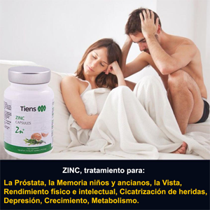 Zinc Suplemento Prostata Memoria Tiens Peru